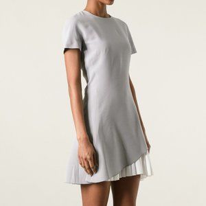 NWOT Victoria Beckham Pleated Hem Mini Dress